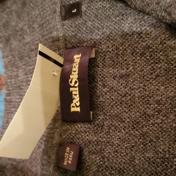 NWT PAUL STUART 100% ALPACA  CARDIGAN SWEATER SIZE LARGE - Picture 3 of 13